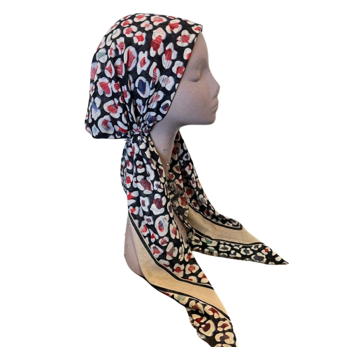 Paw Print Headscarf by Itsyounique