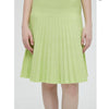 Pleated Skirt Neon Green by Mia Mod