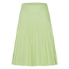 Pleated Skirt Neon Green by Mia Mod