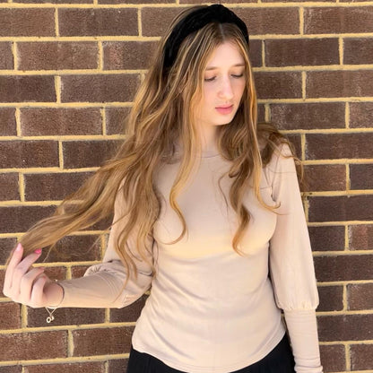 Vanilla Puff Sleeve Top Ivee