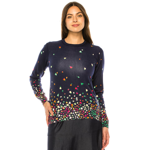 Falling Flowers Sweater by Yal