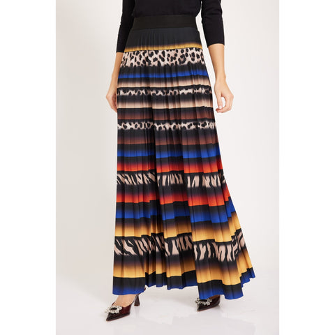 Colorful Pleated Skirt by OC