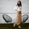 Janice Tan Raw Hem Skirt