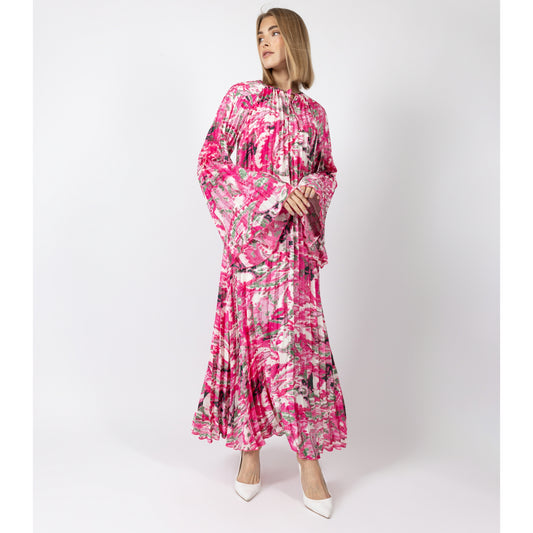 Pink Pleate Dress