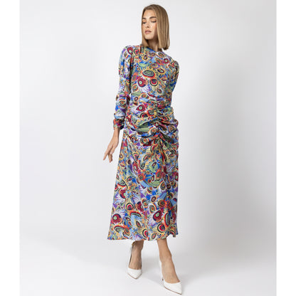 Miri Multicolor Ruched Dress