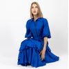 Blue Layering Shirt Dress
