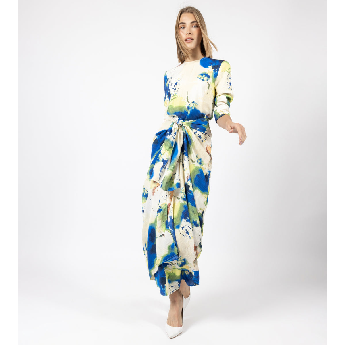 Royal Blue Splash Top by Mima Rosso