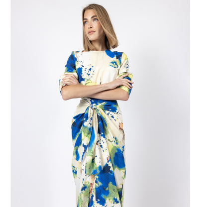 Royal Blue Splash Top by Mima Rosso