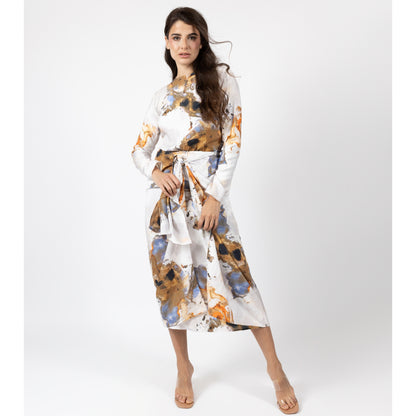 Orange Splash Print Set by Mima Rosso