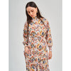 Mesh Multicolor Raglan Maxi Dress by DF