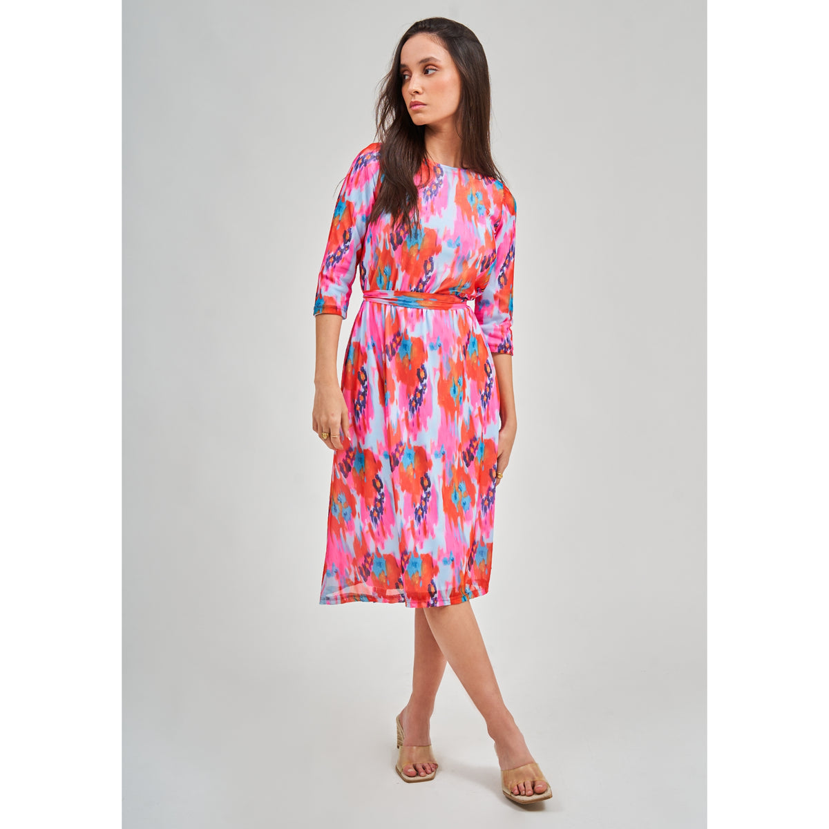 Swing Mesh Dress Sunset by DF