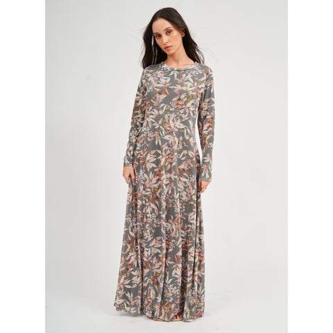 New Slant Maxi Sparkle Dress: Black main image 1