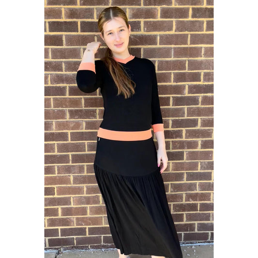 Black/Sorbet Ribbed Set Sold Separately