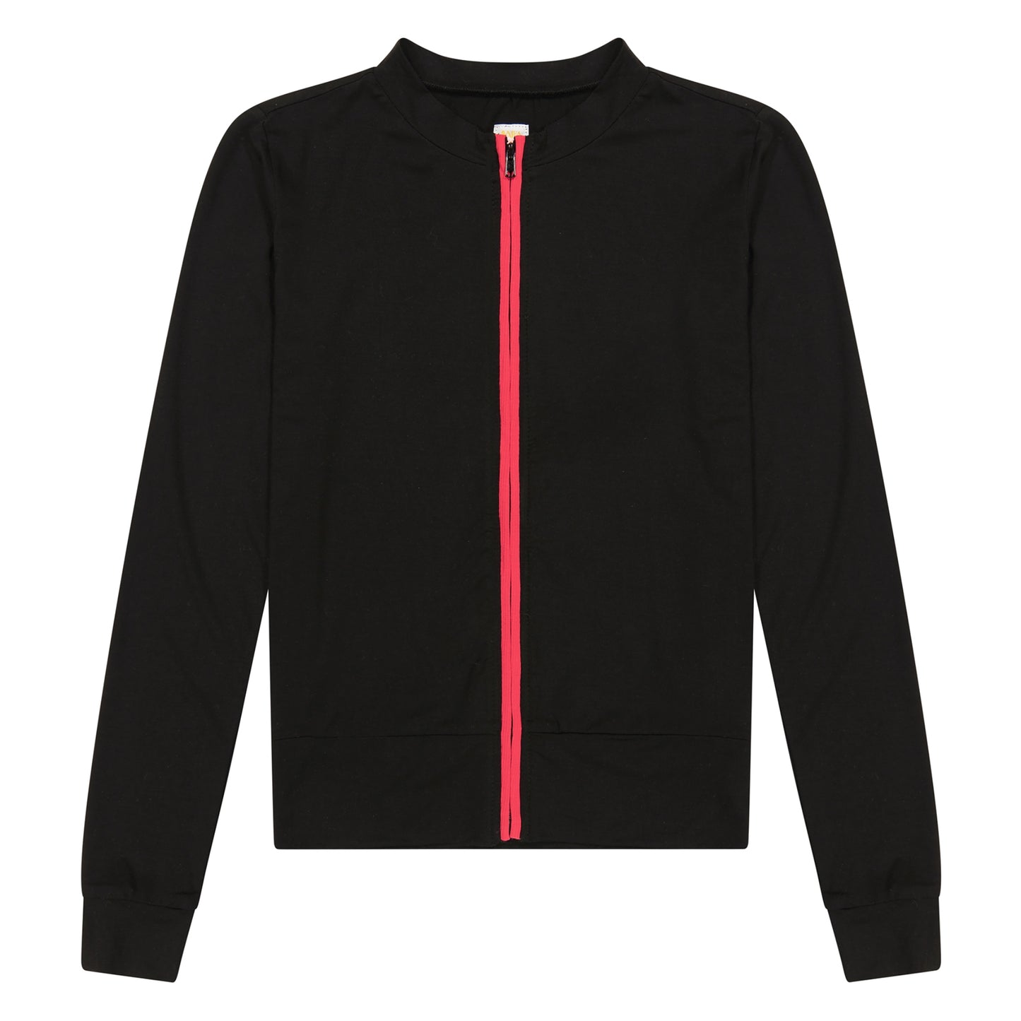 Pop Zip Cardigan Tee Pink