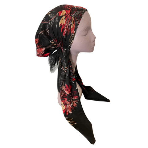 Leafy Floral Headscarf by Revaz/Dacee