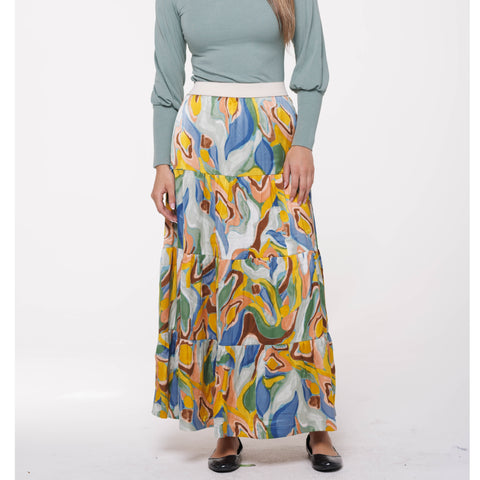 Splash Maxi Skirt by Ivee