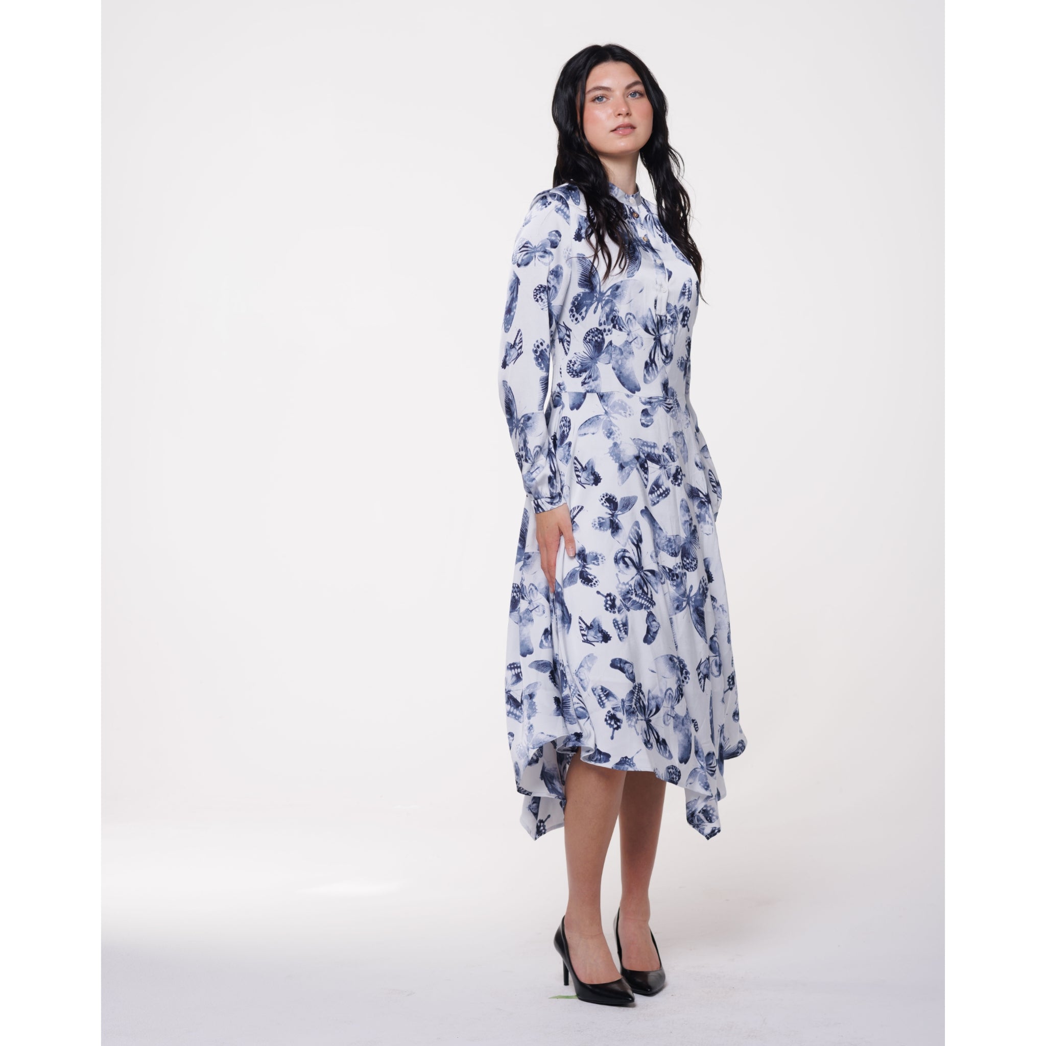 Butterfly Blue Dress The Mimi Boutique Butterfly Blue Dress The Mimi Boutique