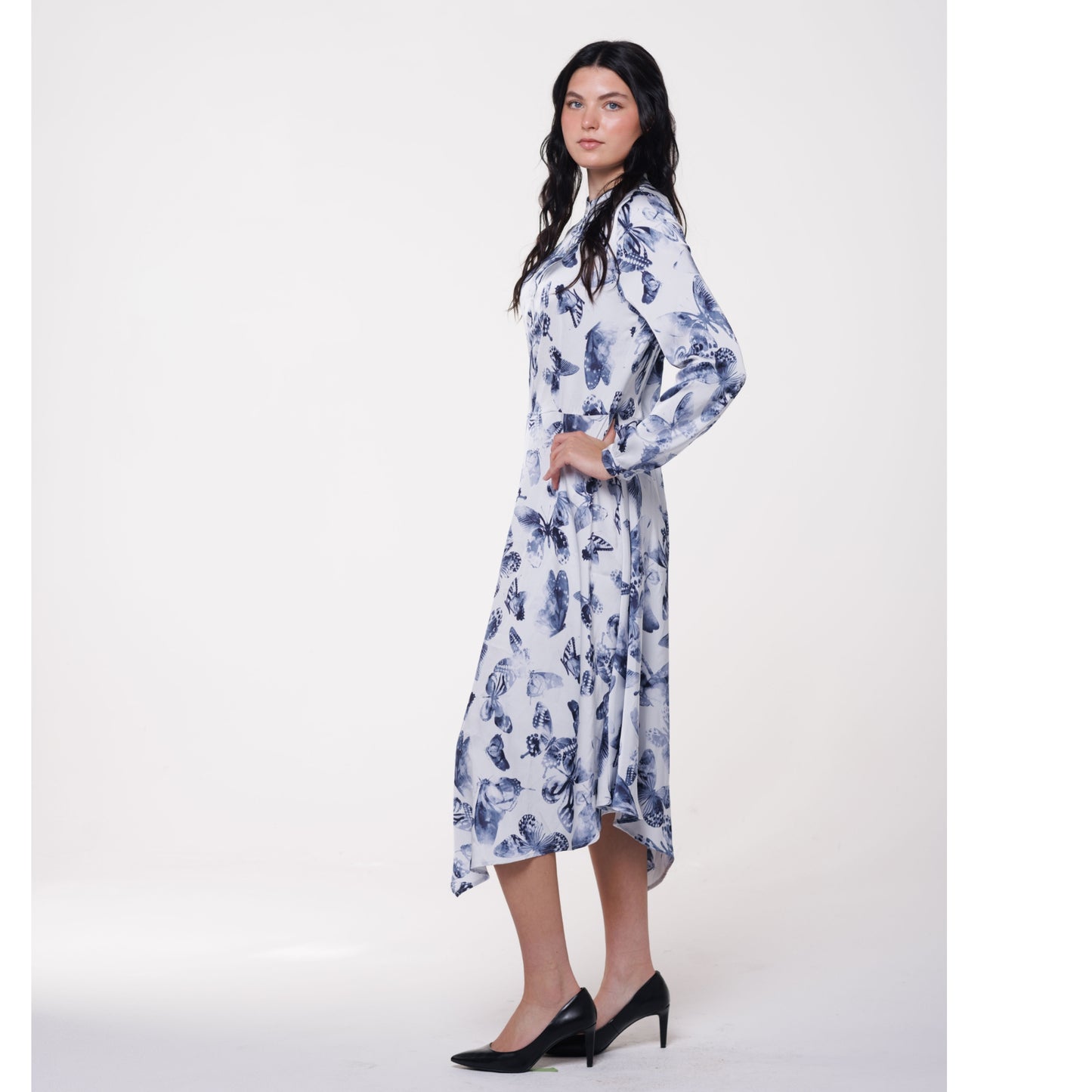 Butterfly Blue Dress