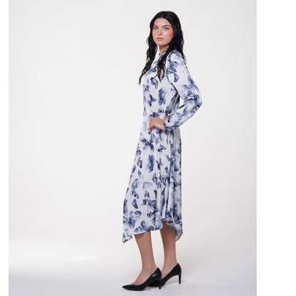 Butterfly Blue Dress