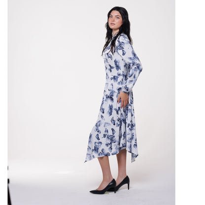 Butterfly Blue Dress