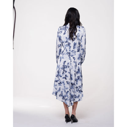 Butterfly Blue Dress