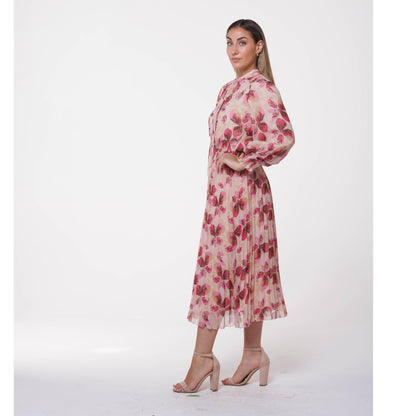 Chiffon Digital Sequin Dress by Ivee