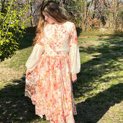 Elizabeth Asymmetrical Chiffon Dress