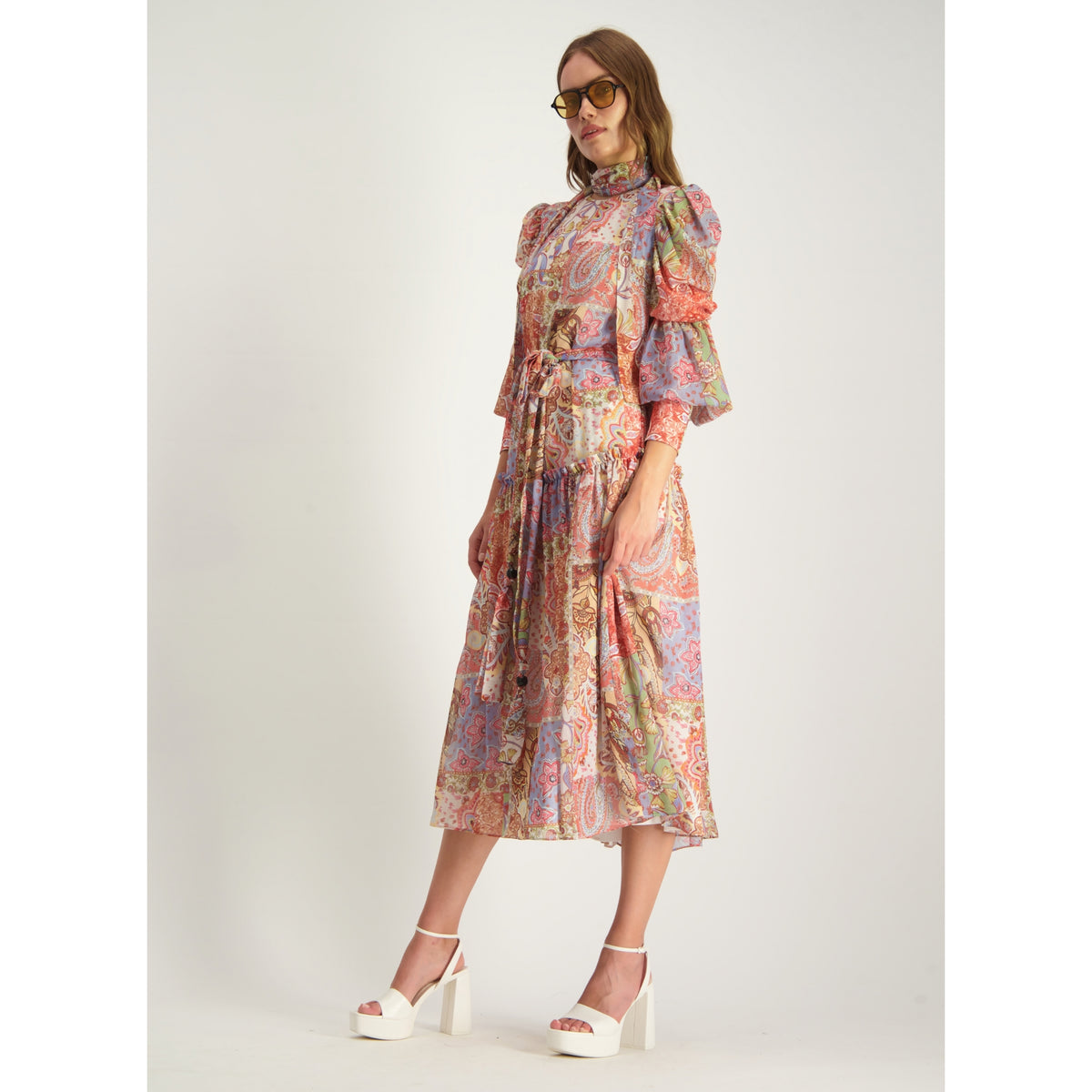 Patchwork Paisley Dress by Touch