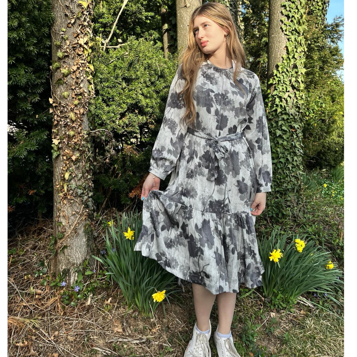 Penelope Grey Abstract Dress by Ivee