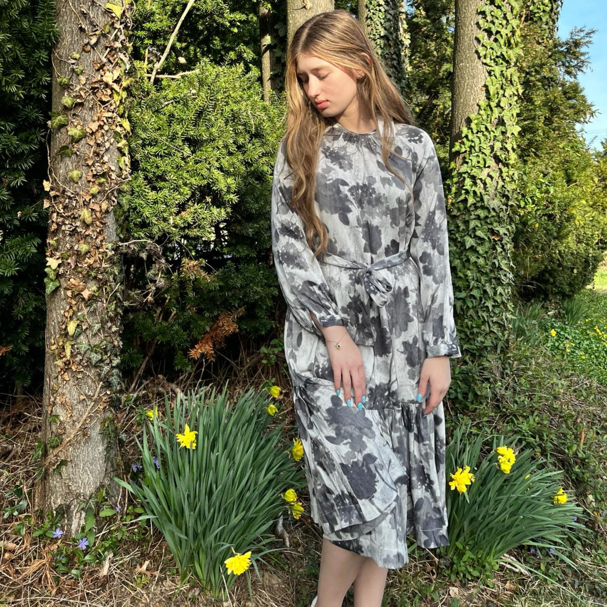 Penelope Grey Abstract Dress by Ivee