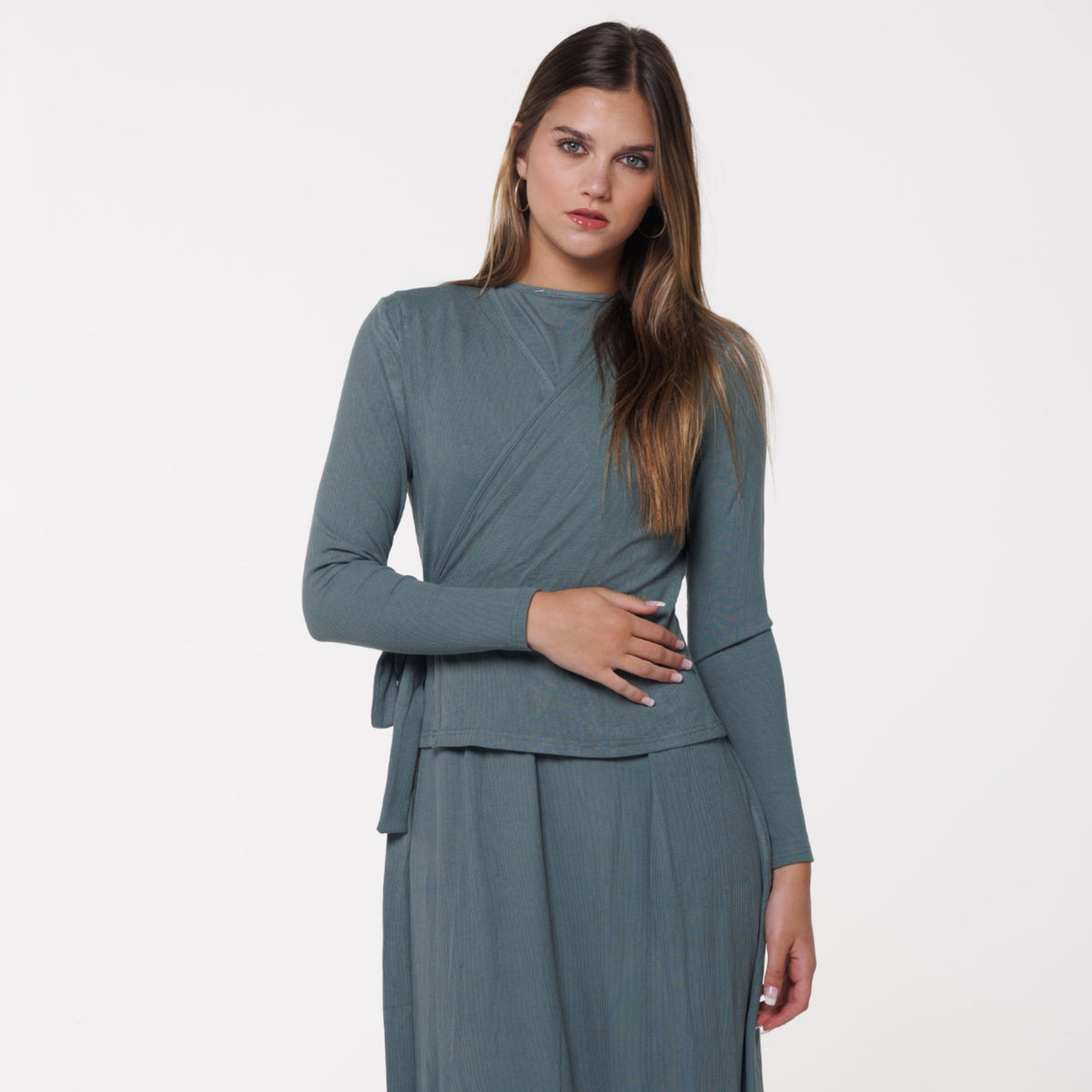 Sage Wrap Cardigan by Ivee