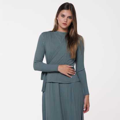 Sage Wrap Cardigan by Ivee