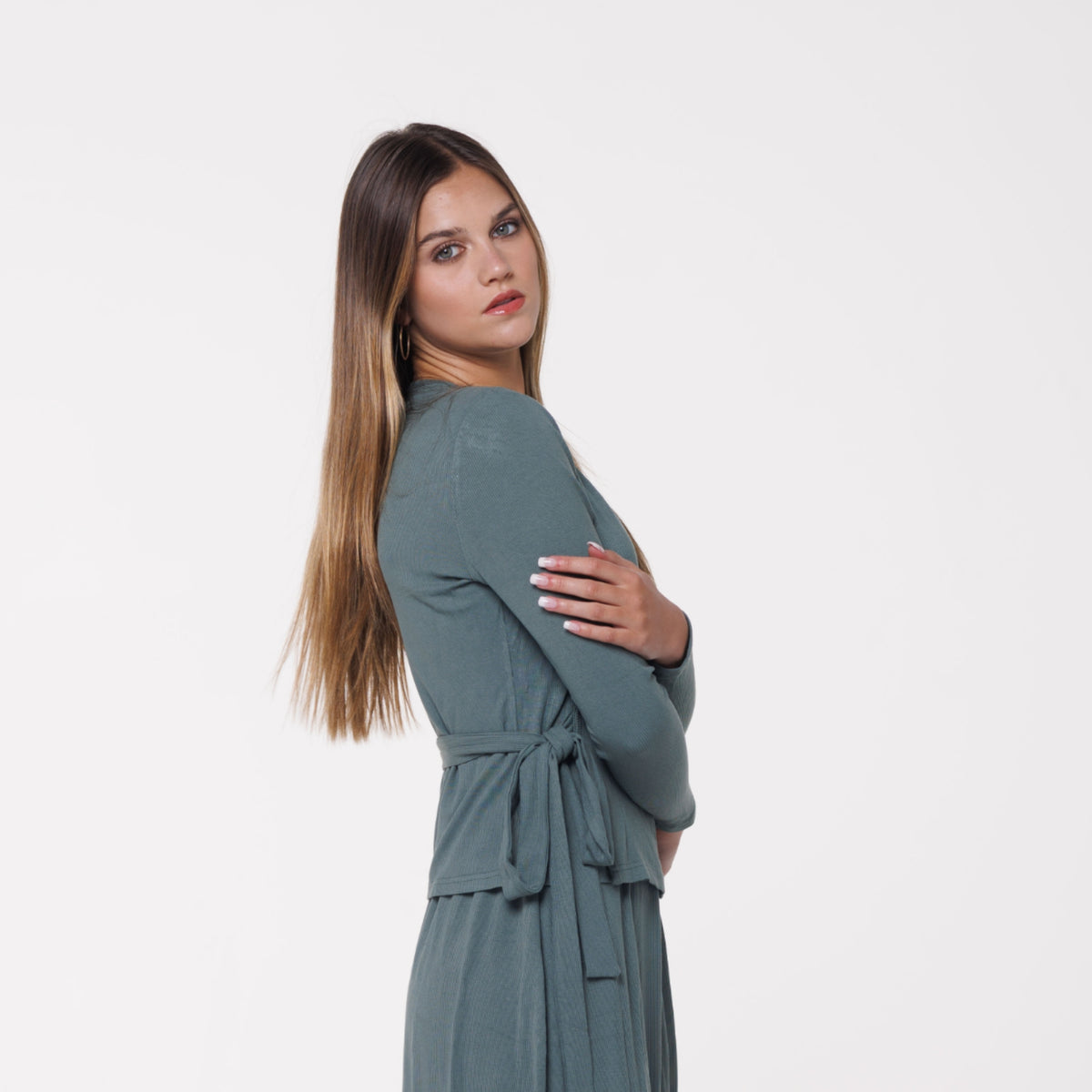 Sage Wrap Cardigan by Ivee
