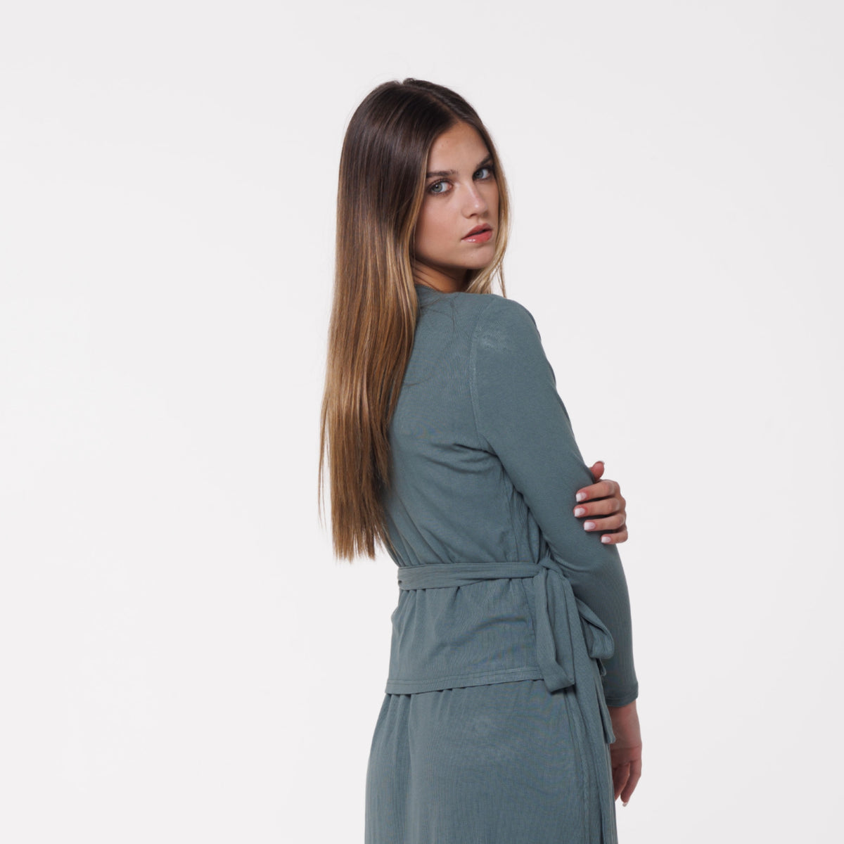 Sage Wrap Cardigan by Ivee
