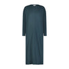 Teal Dolman Sleeve Rib Maxi Dress By Adina LV