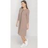 Coffee Zip Dress by KMW