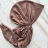 Cotton Solid Pretied Headscarf by Valeri