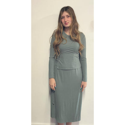 Sage Sleeveless Dress