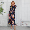 Clara Floral Dress Navy *EXCLUSIVE*