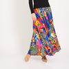 Vibrant Multi Print Pleate Skirt by OC