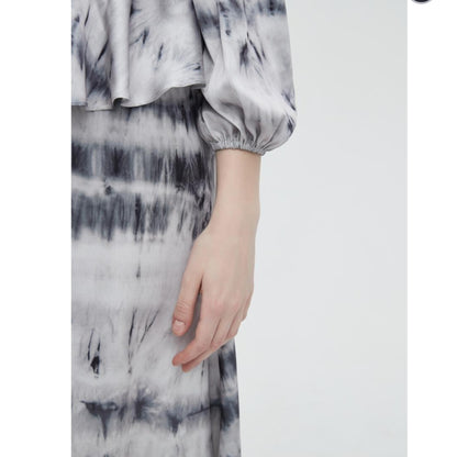 Soleil Dress Tie Dye Print By Mia Mod