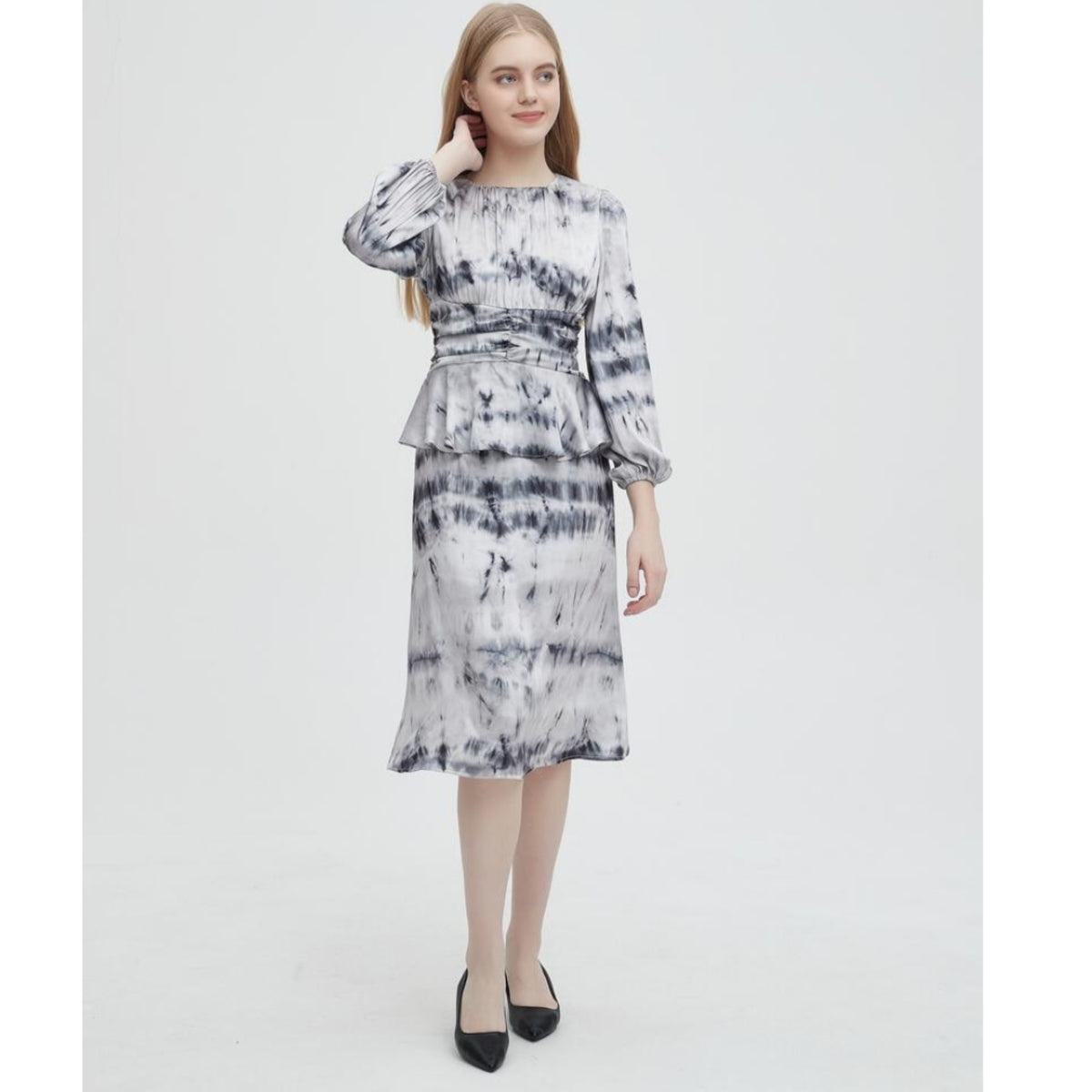 Soleil Dress Tie Dye Print By Mia Mod