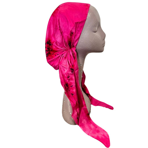 Viscose Tie Dye Pre-Tied Headscarf