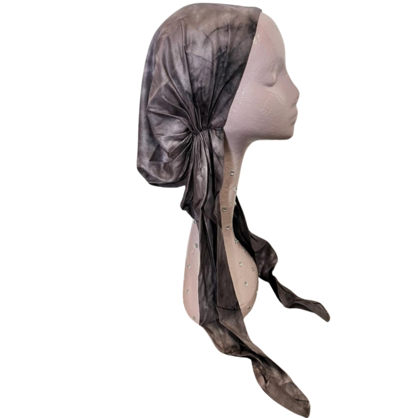 Viscose Tie Dye Pre-Tied Headscarf