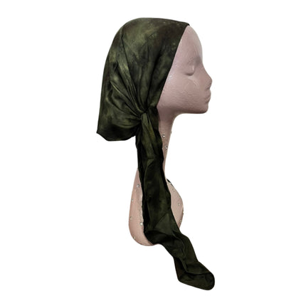 Viscose Tie Dye Pre-Tied Headscarf