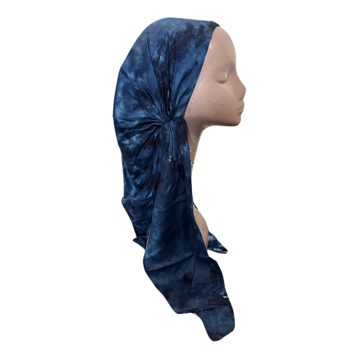 Viscose Tie Dye Pre-Tied Headscarf