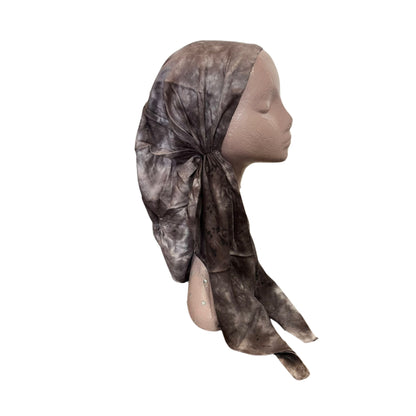 Viscose Tie Dye Pre-Tied Headscarf