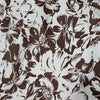Brown Floral Silky Top by Ivee