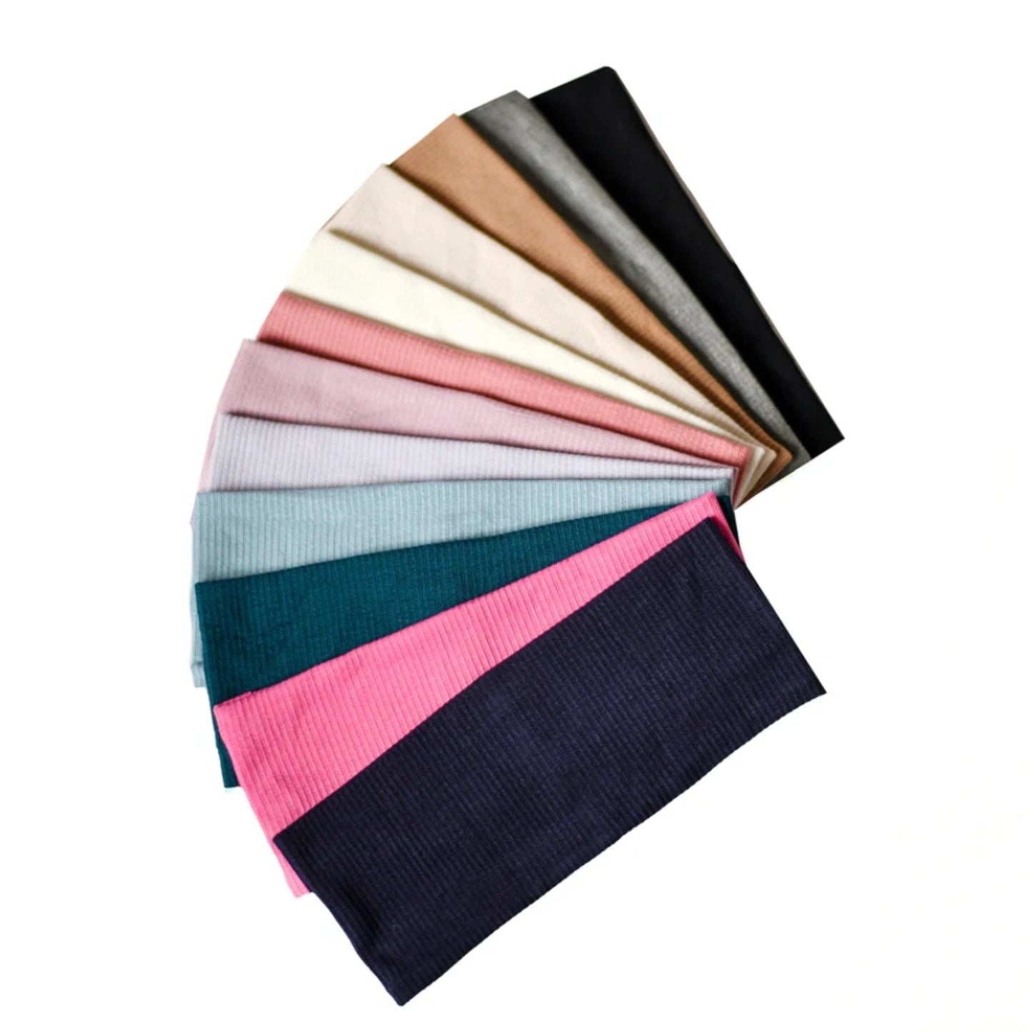 Summer Ribbed Headbands by Nicsessories (2 Widths)