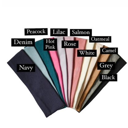 Summer Ribbed Headbands by Nicsessories (2 Widths)